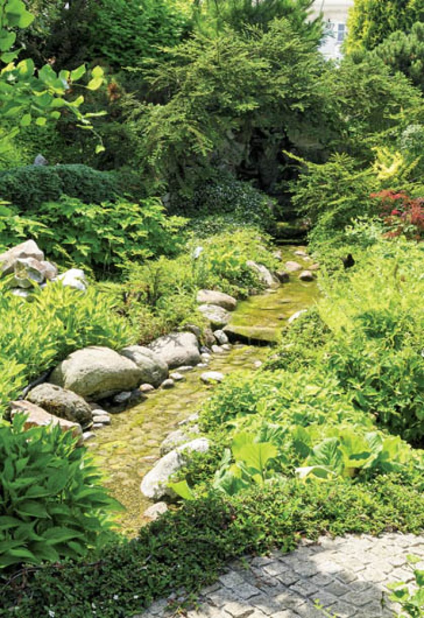 Aranżacja ogrodu nad rzeką