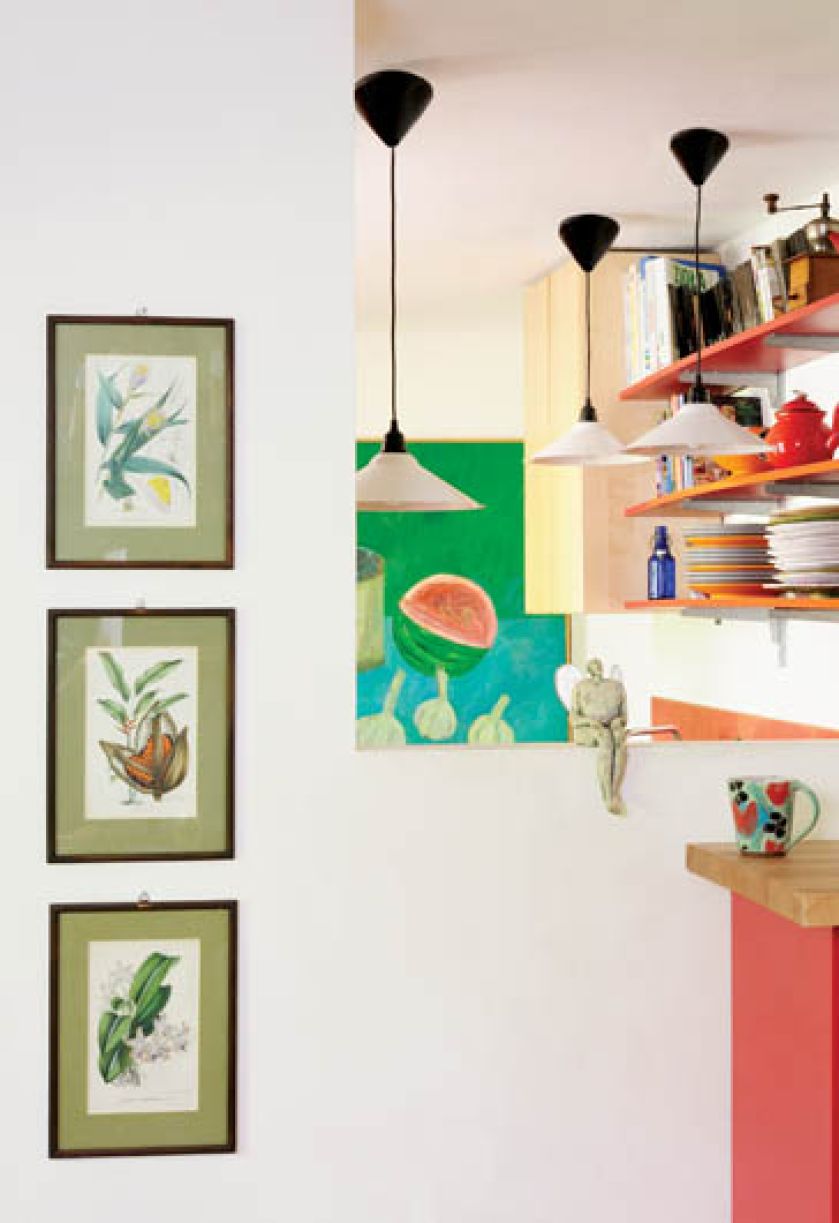 Kolorowe są również wszytkie ozdoby i dodatki.