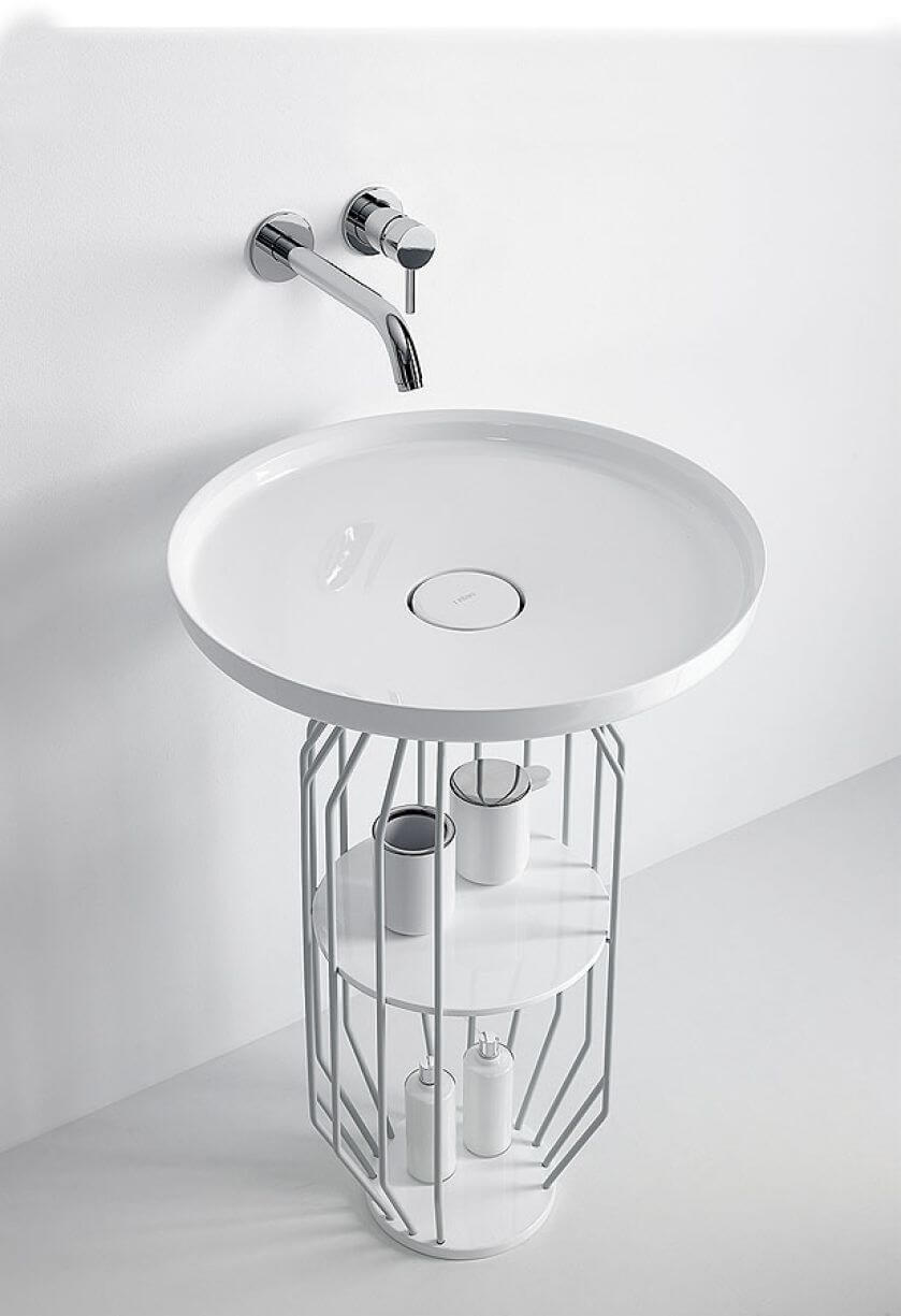 Umywalka Bowl z kompozytu, INBANI. Bateria i umywalka: idealne pary do łazienki