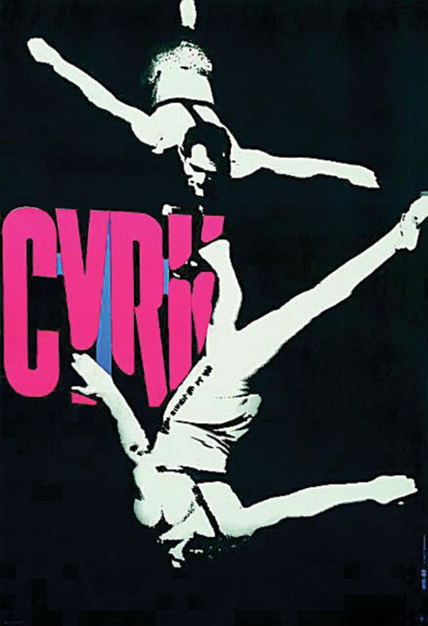 Plakat Cyrk , 1963 r. Sztuka rodzinna Wojciecha Zamecznika