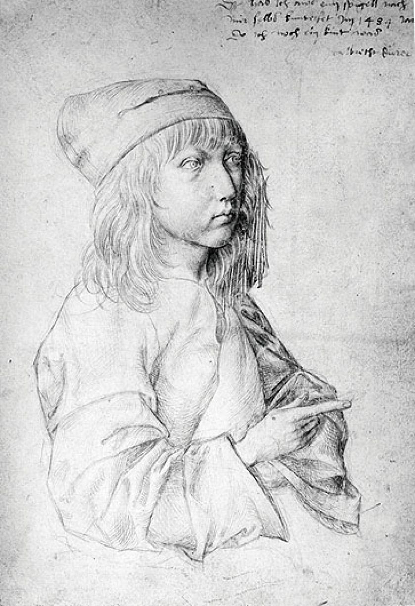 Autoportret , 1484 r. Artyści genialni od kołyski