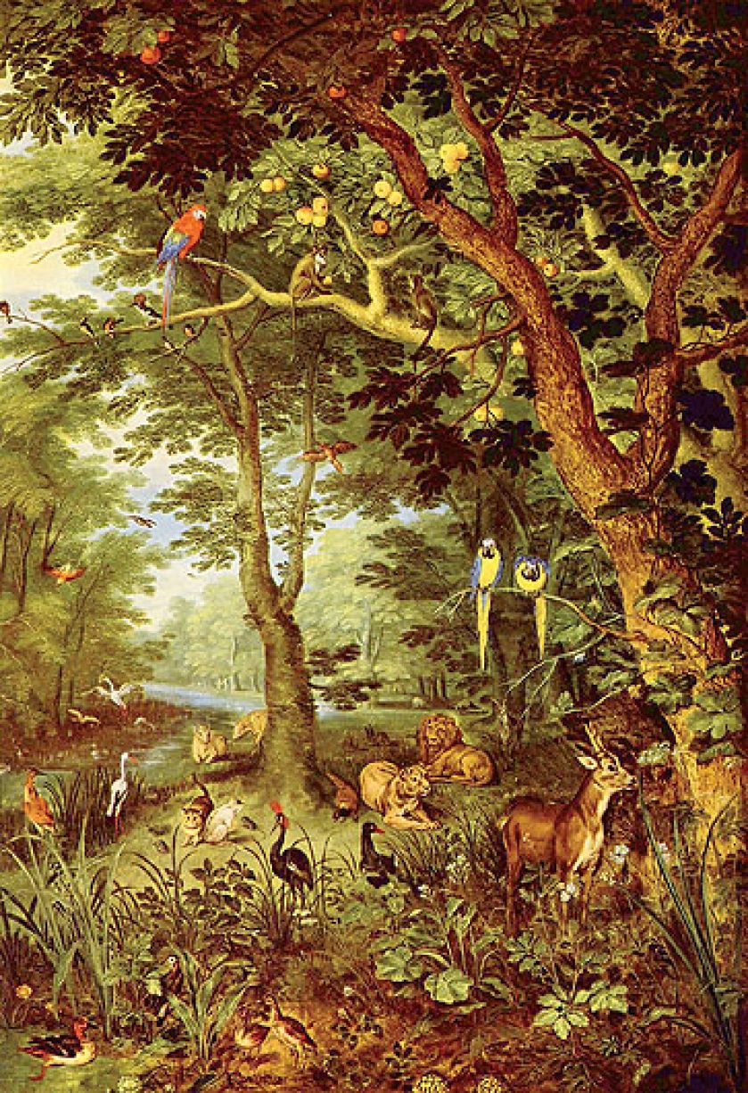Raj , 1620 r., Jan Brueghel Młodszy