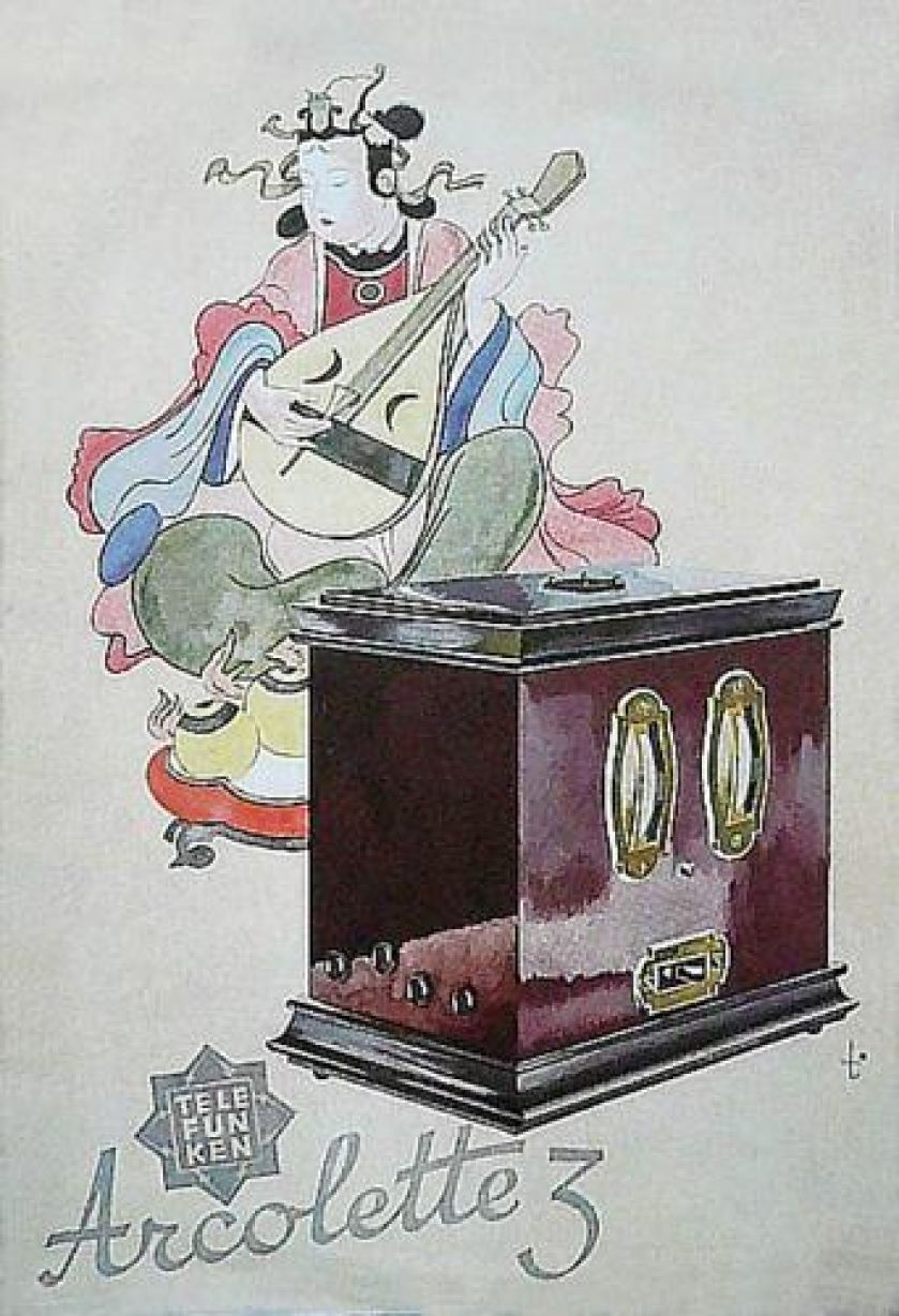 Reklama Arcolette 3, fot. MUZEUM TECHNIKI W WARSZAWIE