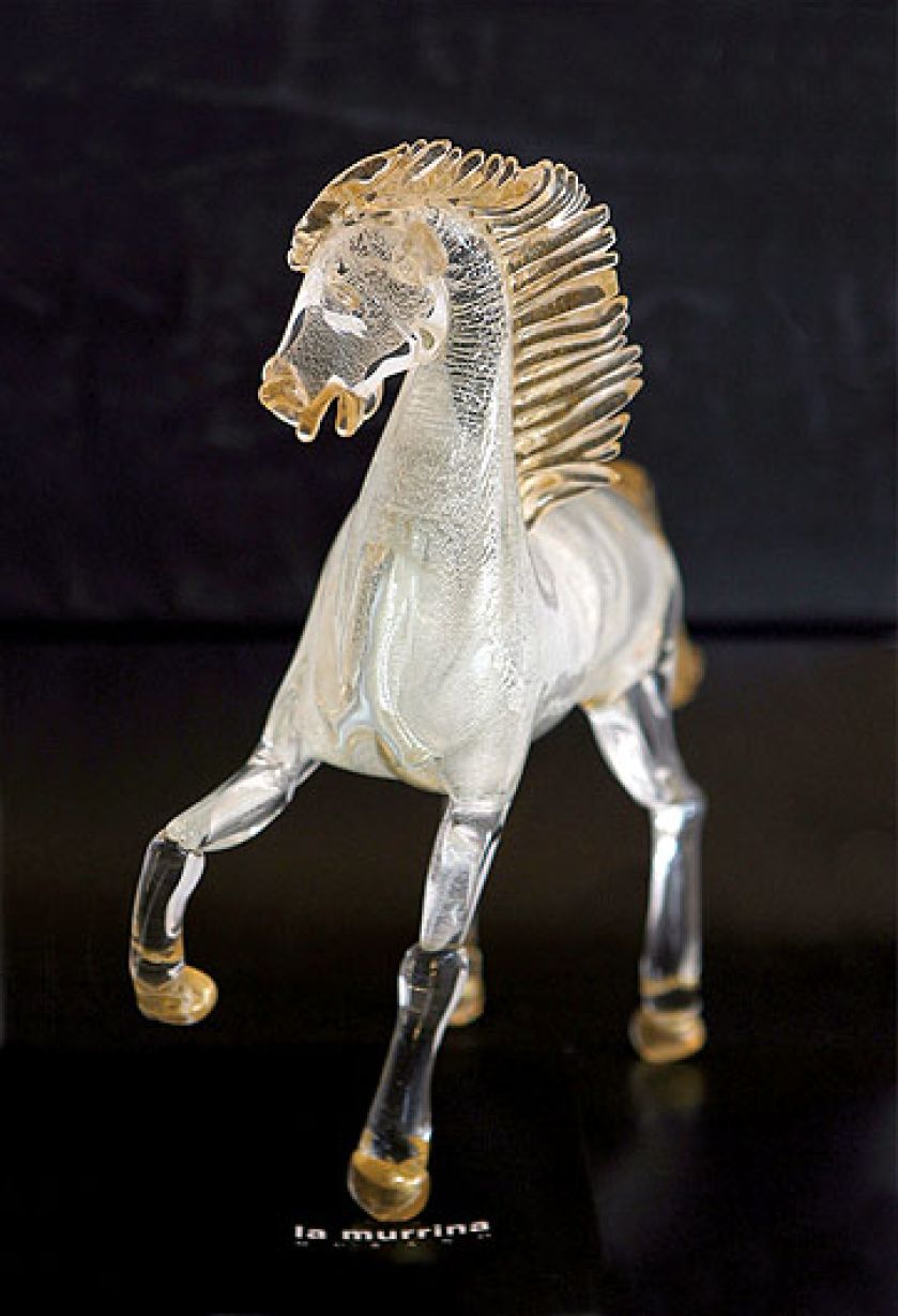 Współczesna rzeźba ze szkła z Murano, 2010 r.