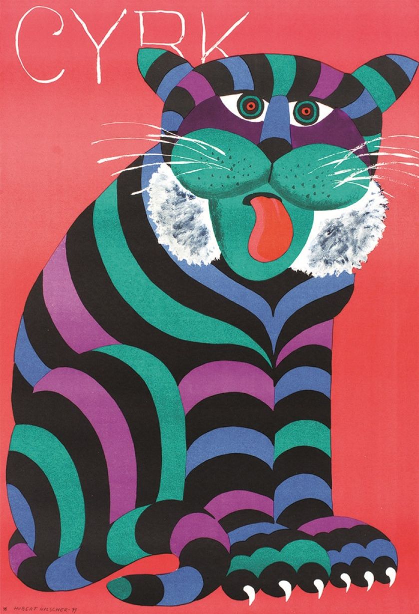Hubert Hilscher, Cyrk, 1971 r. Hubert Hilscher – plakacista z Powiśla