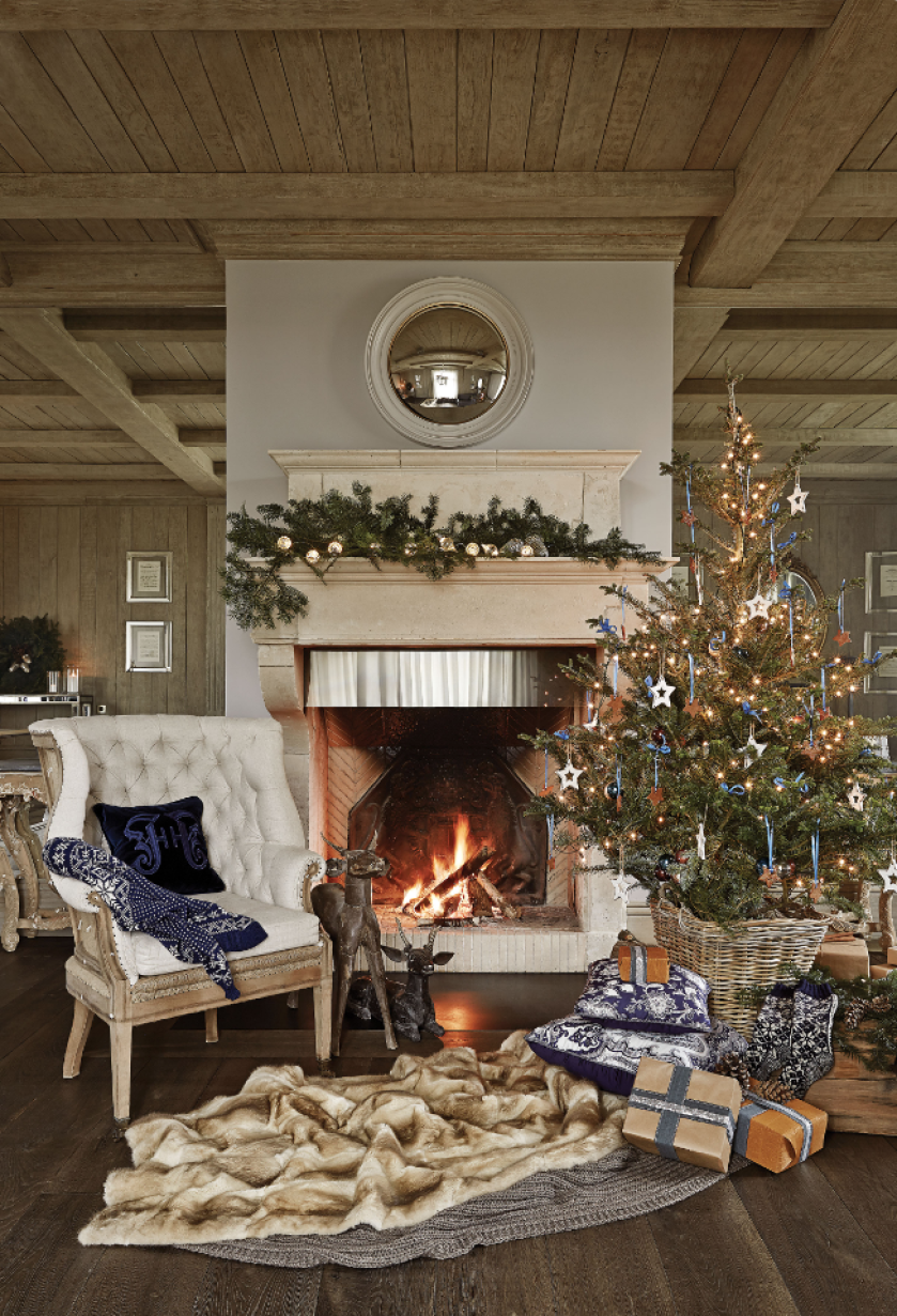 Aranżacja salonu na święta, zdjęcia: Jola Skóra, stylizacja: Anna Olga Chmielewska