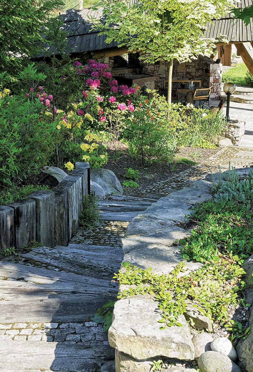 Ogród z pomysłowymi zakątkami