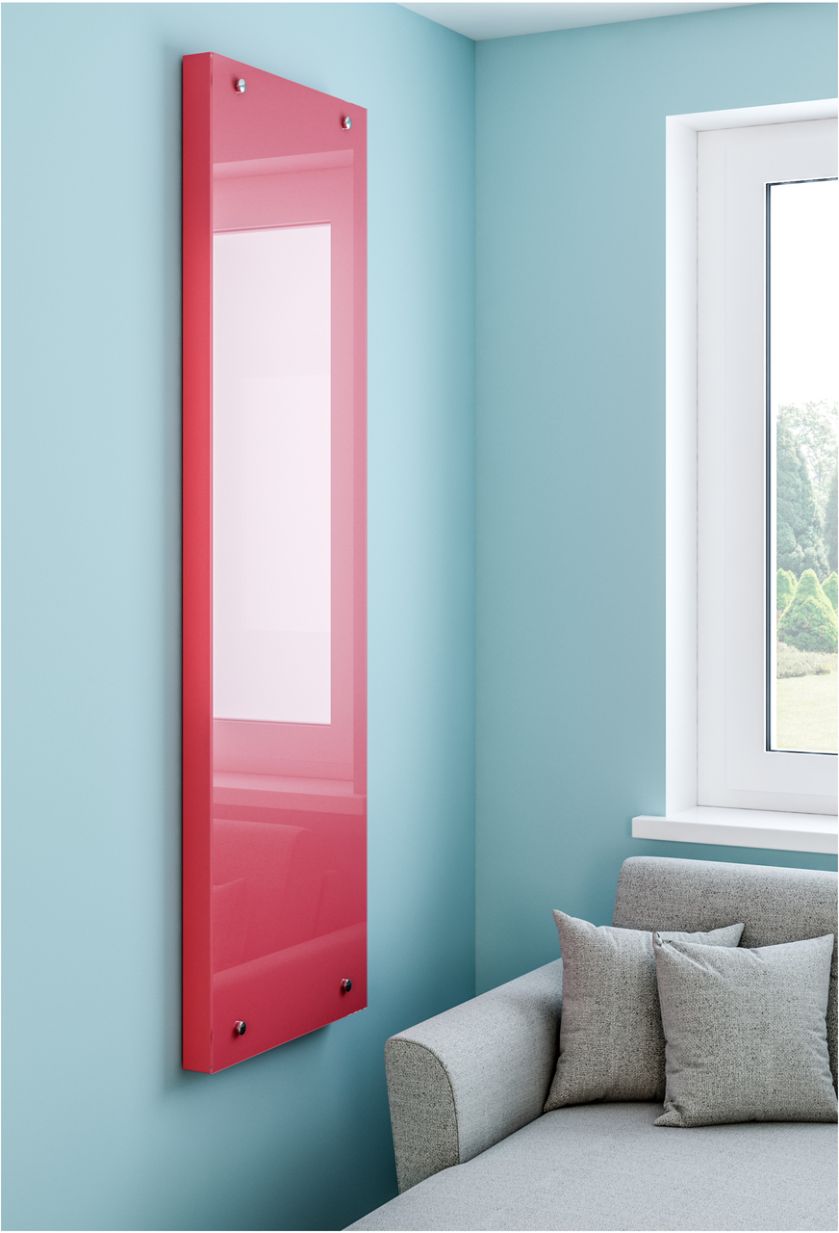 Szklany grzejnik dekoracyjny do pokoju i łazienki