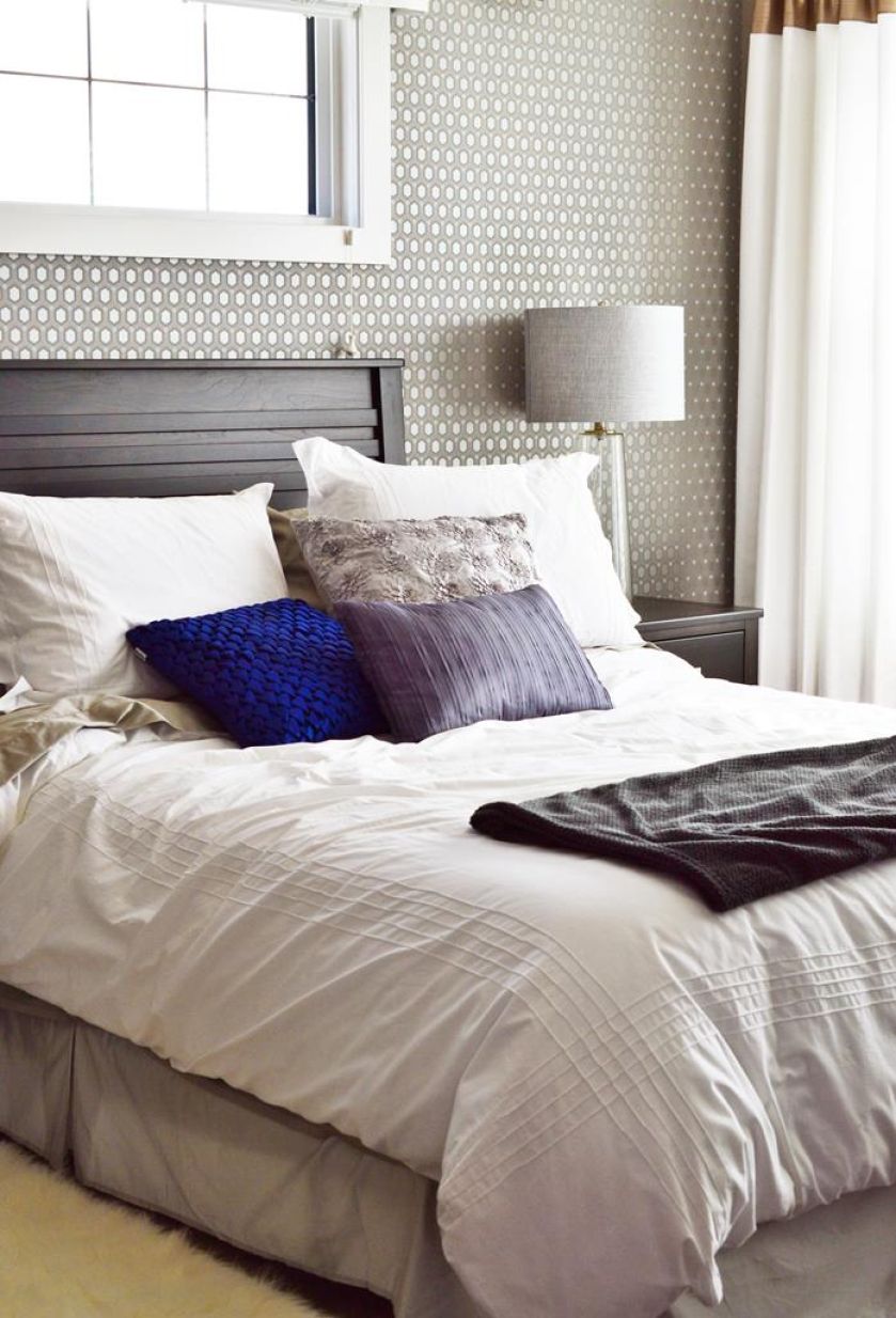 Szara sypialnia - inspiracje, dodatki, aranżacje