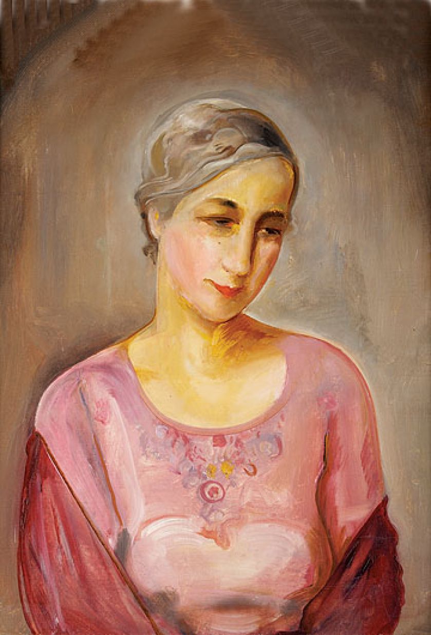 „Portret kobiety”, ok. 1934 r., Gustaw Gwozdecki,   Polswiss Art.