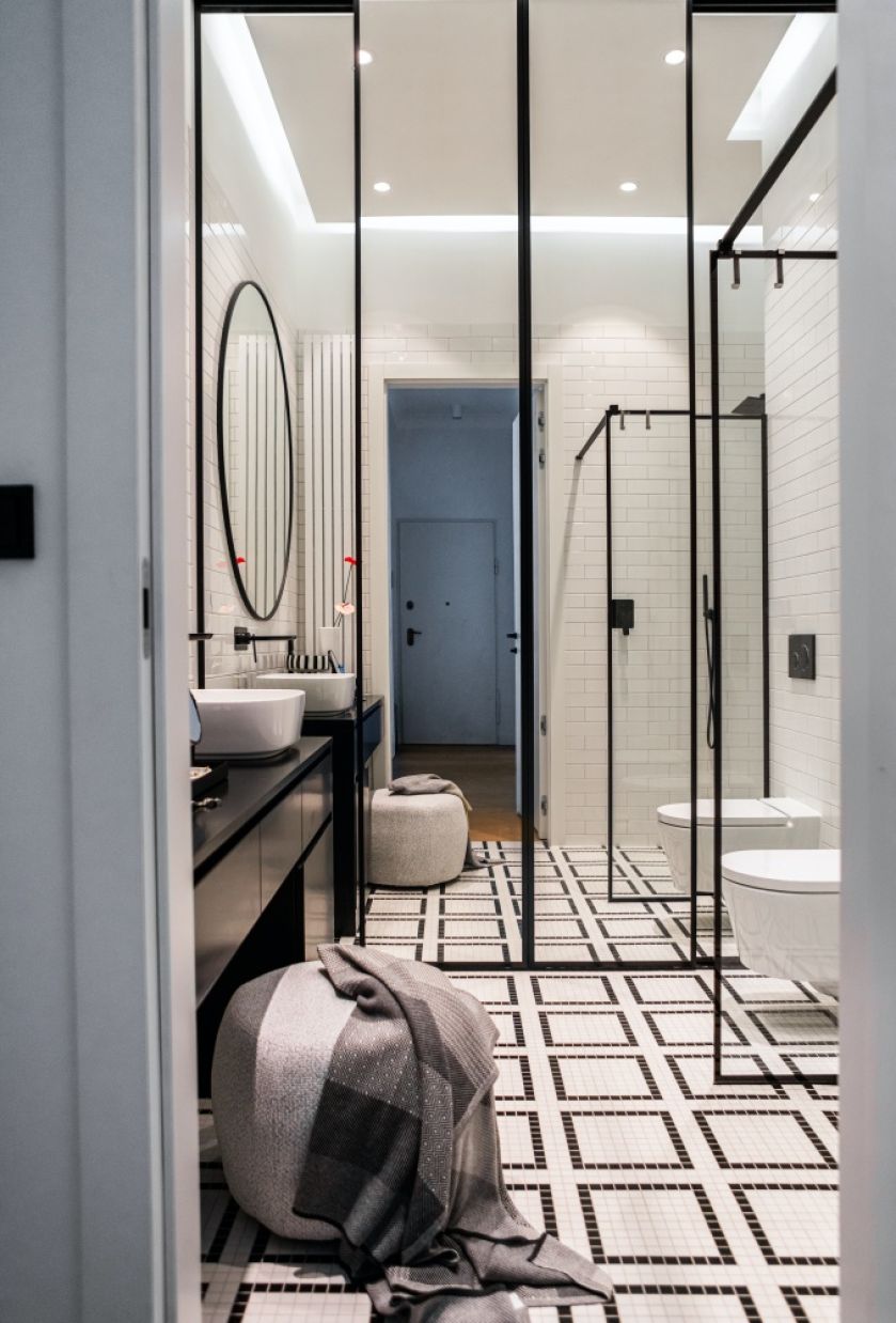 łazienka w stylu paryskim