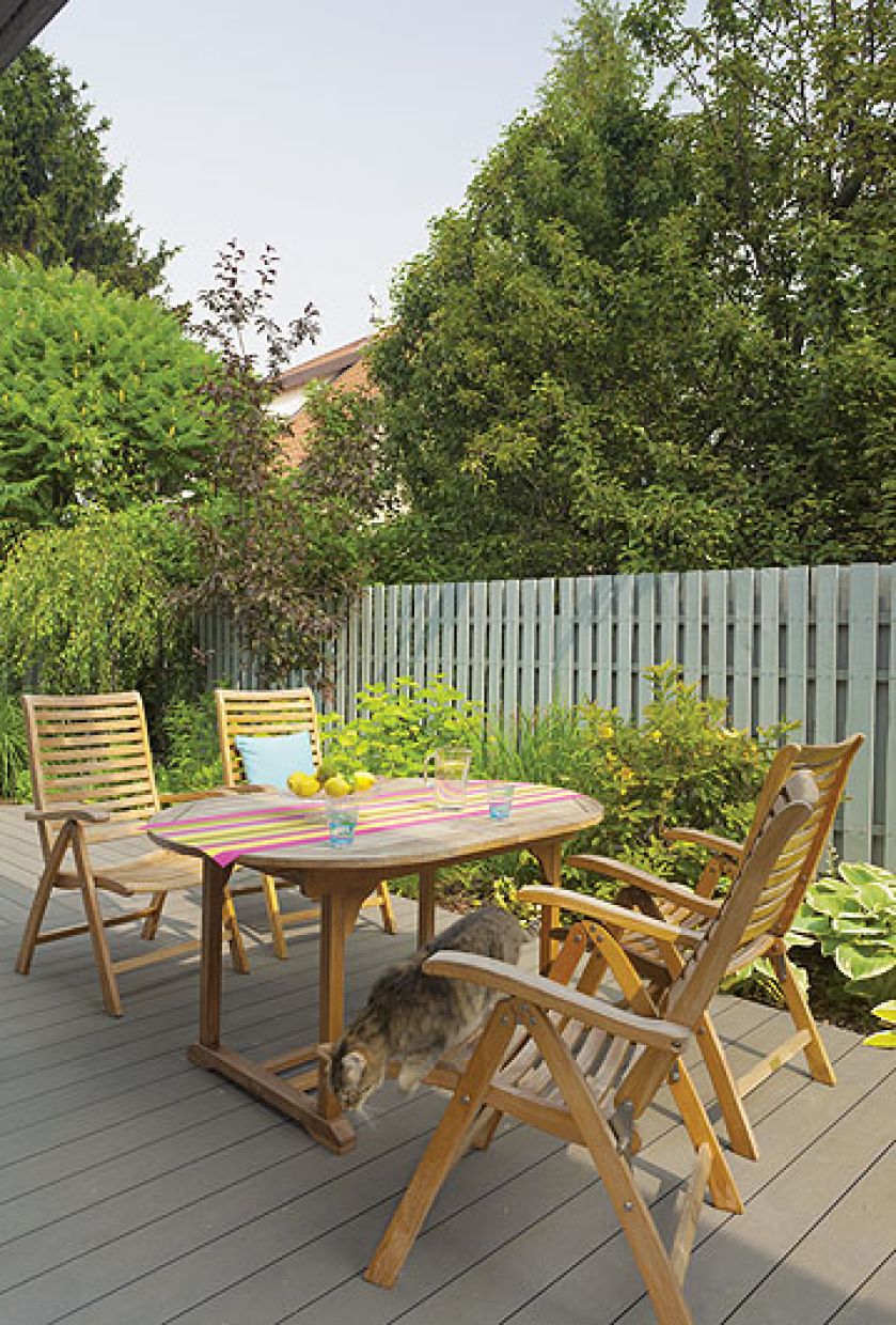 Miejsce do jedzenia letnich śniadań.