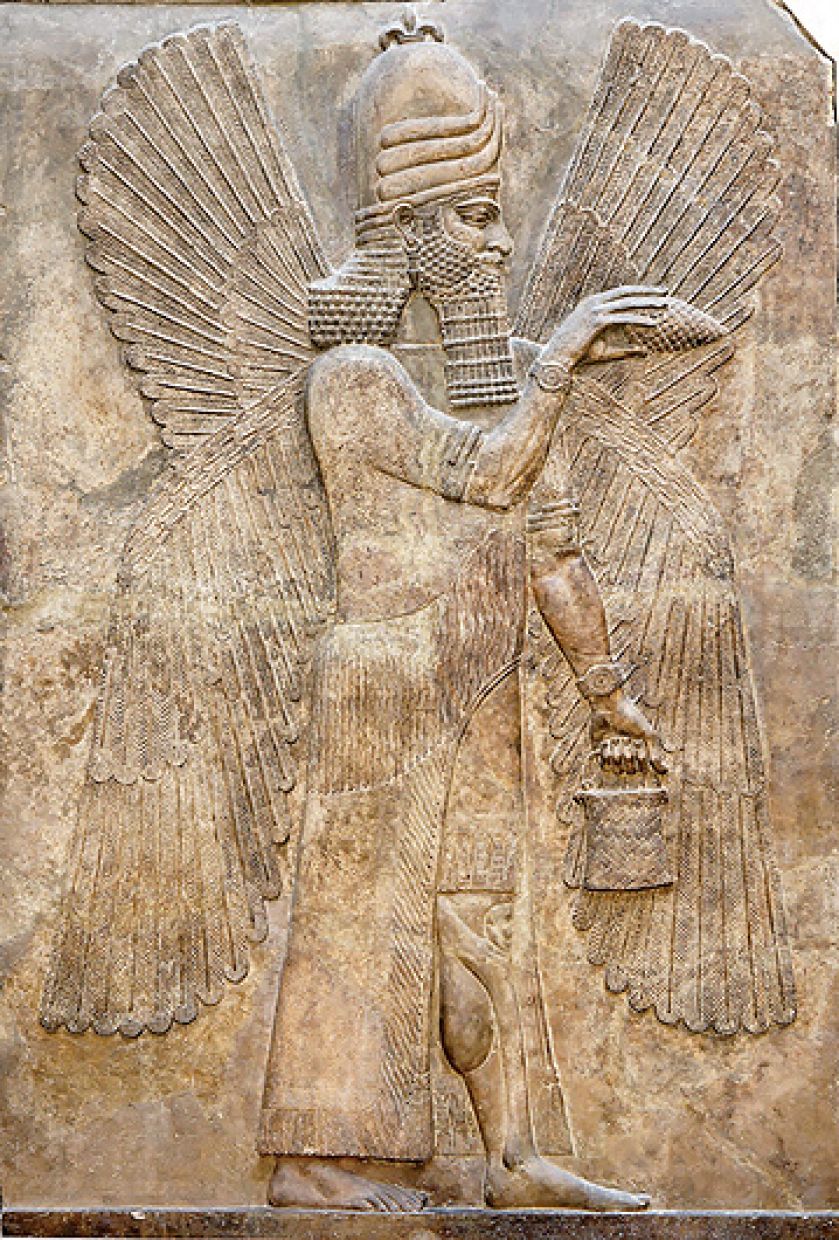 Relief z Północnego Pałacu króla Sargona II, Dur-Szarrukin, Asyria, Luwr