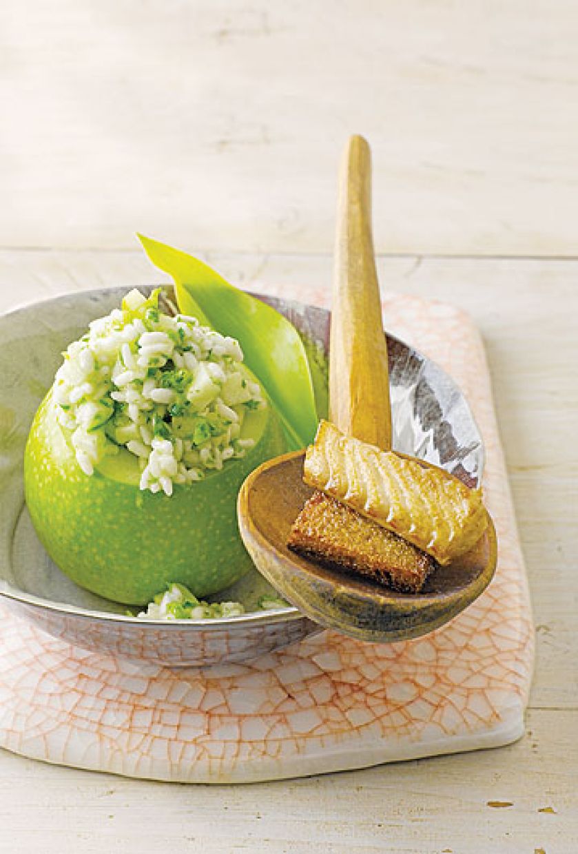 Risotto z wędzonym węgorzem. Ryż z różnych stron świata