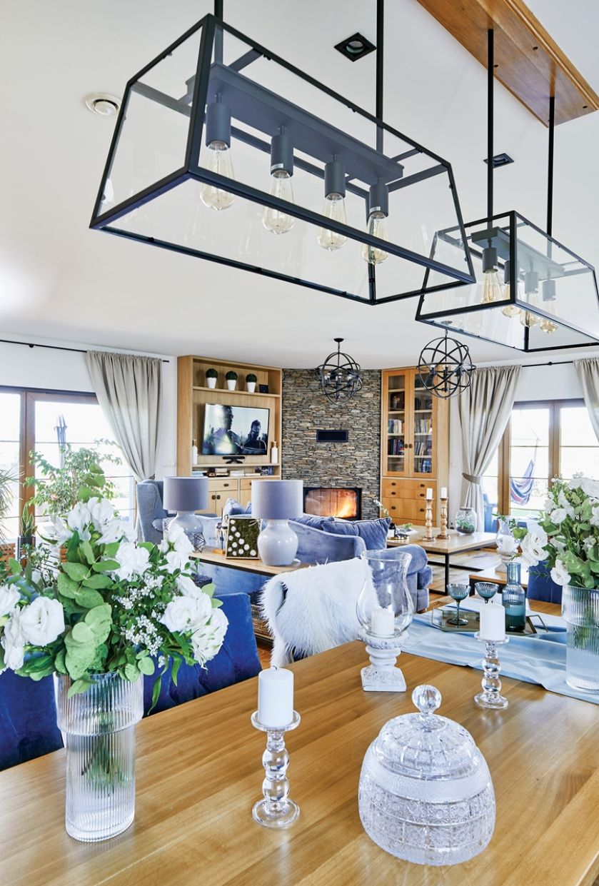 wnętrza z drewnem zdjęcia