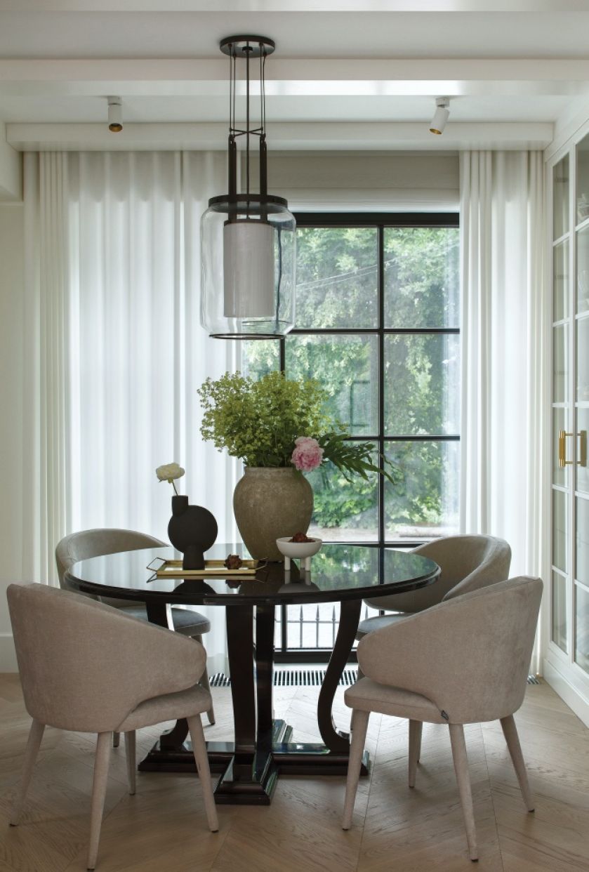 luksusowa jadalnia aranżacja