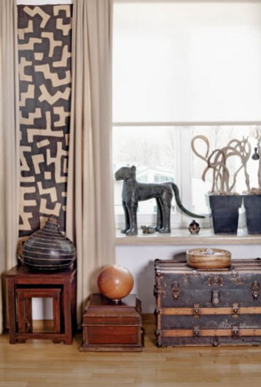 Dom państwa Rode pełen jest rzeczy pobudzających wyobraźnię - pamiątek z podróży.