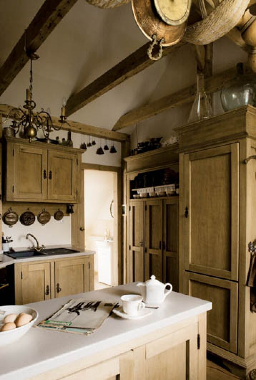 Kuchnia na poddaszu.