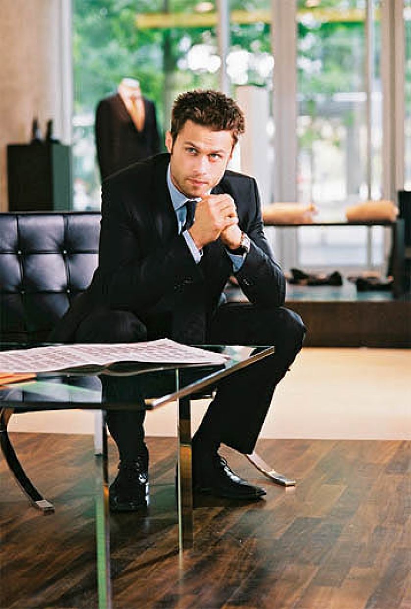 Na słynnym krześle siedzi Maciej Zakościelny