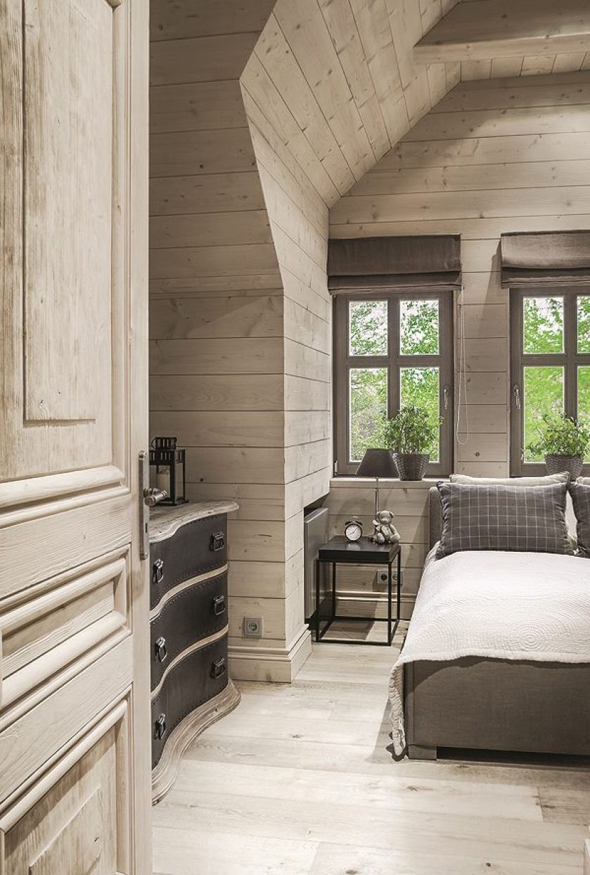 Styl francuski w domu na Mazurach