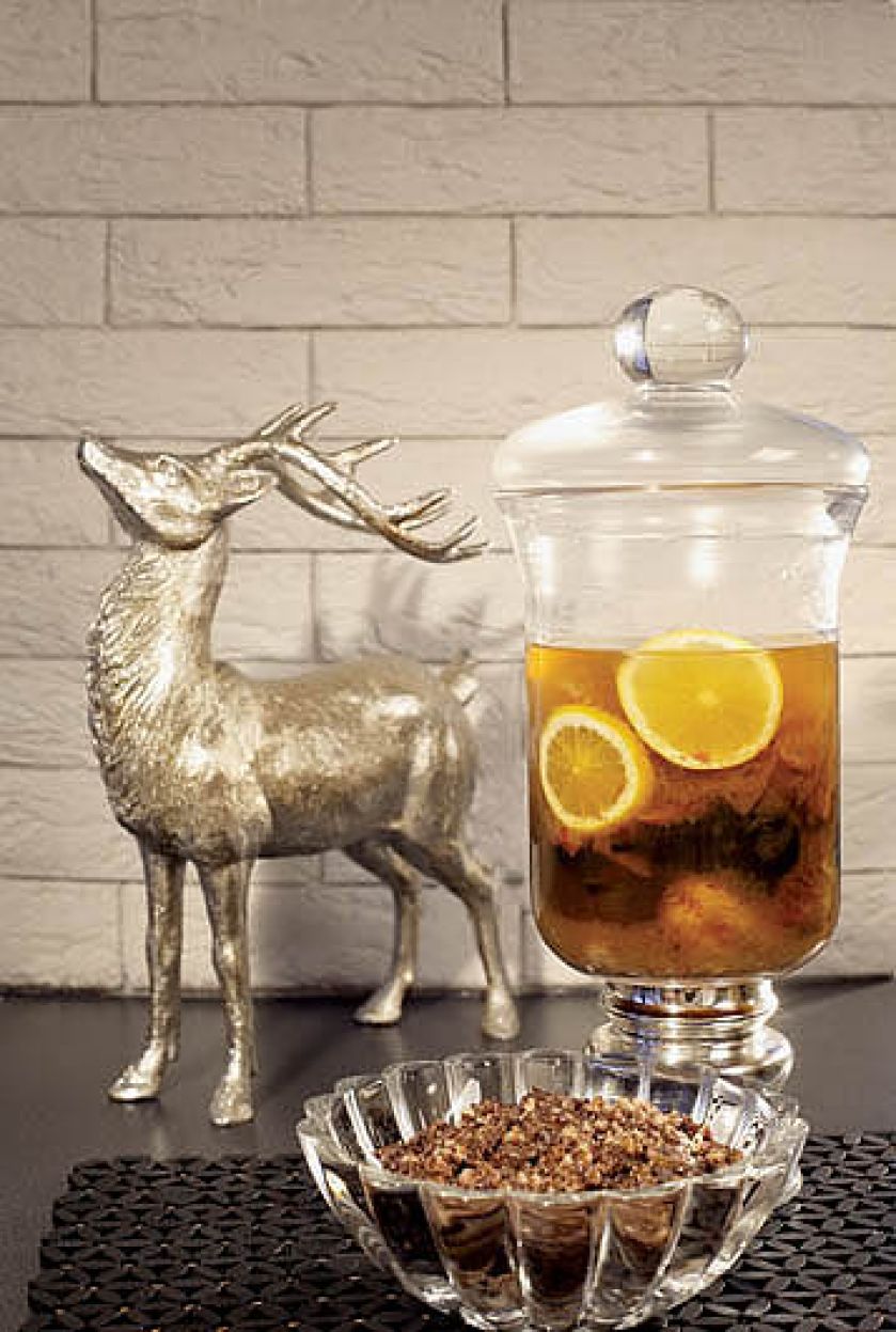 Dekoracje na stół. Choinka sentymentalna