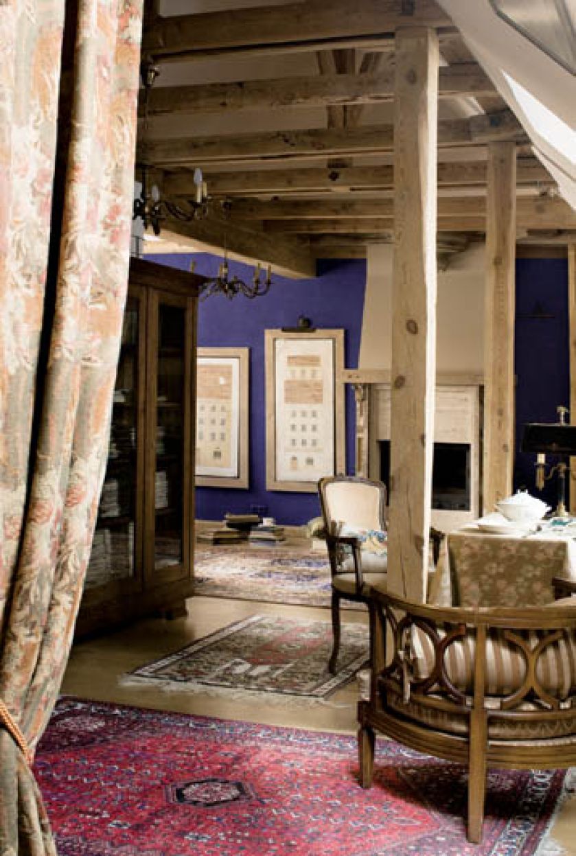 Jadalnia na poddaszu.