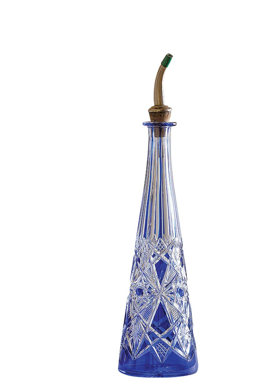 Kryształ malowany i rytowany. Do wódeczki