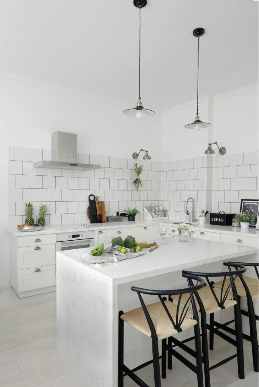 biała kuchnia w stylu skandynawskim