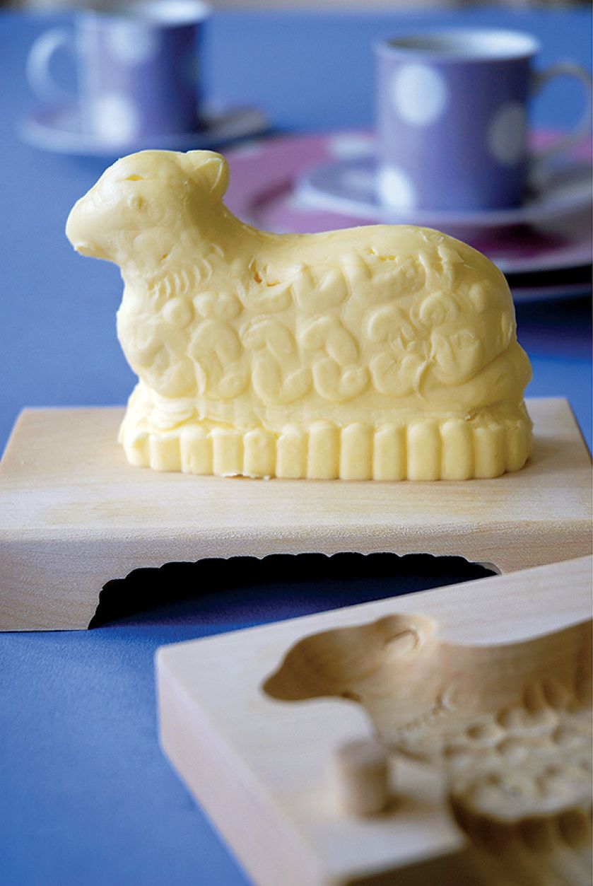 Maślany baranek. Historia foremek do ciast i na masło