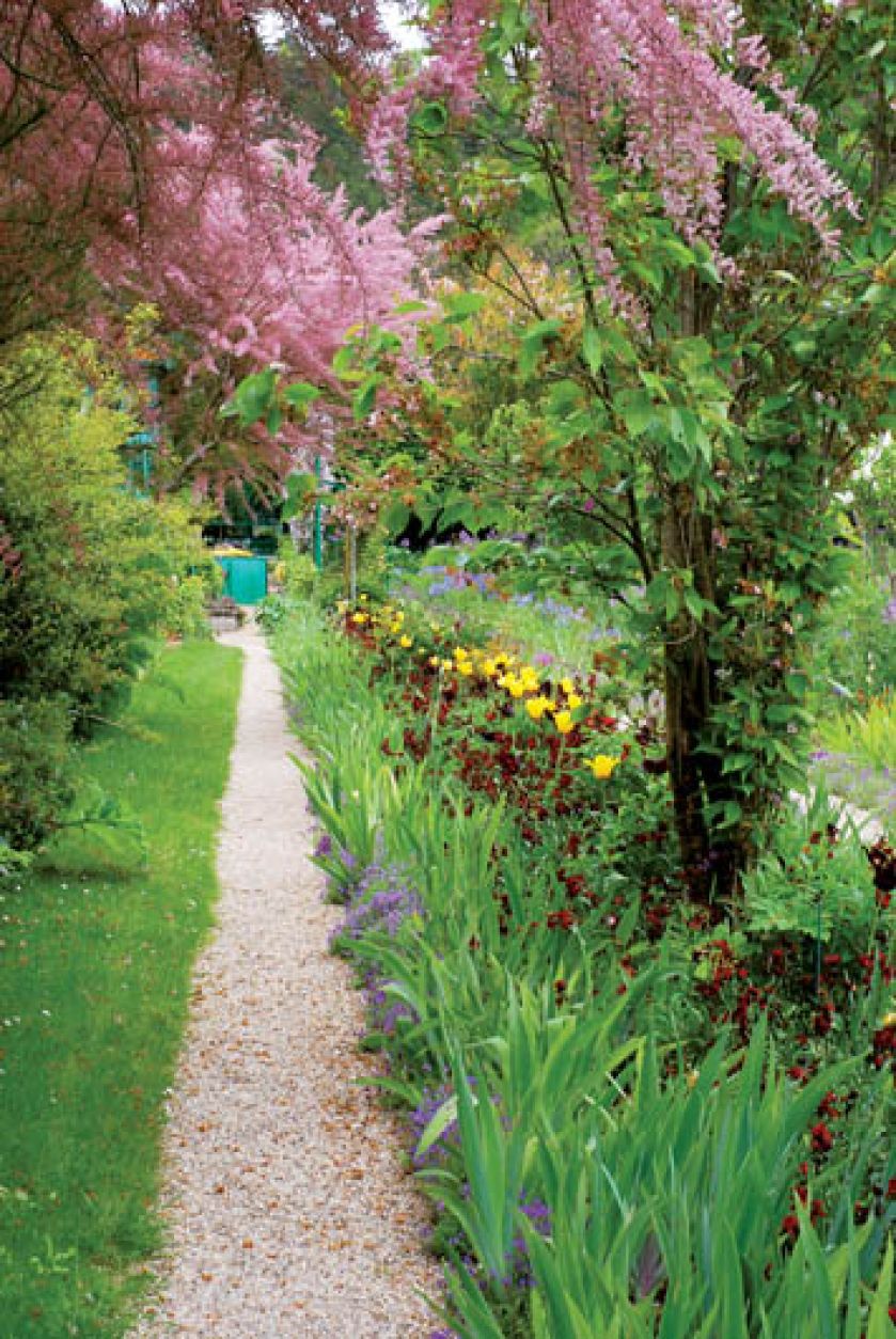 Romantyczna alejka. Ogród Moneta w Giverny