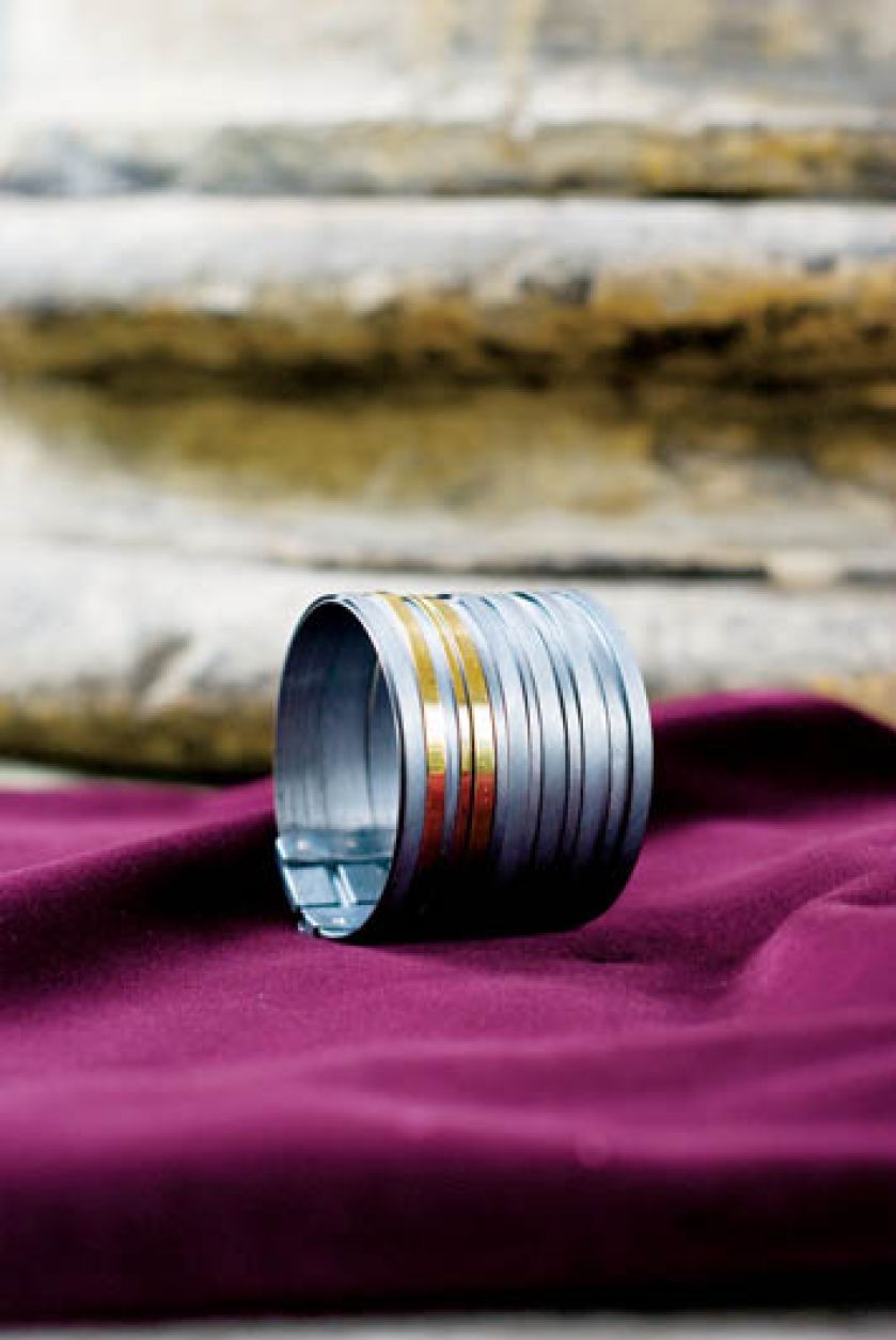 Srebrna bransoleta - Ala i Kuba Wyganowscy