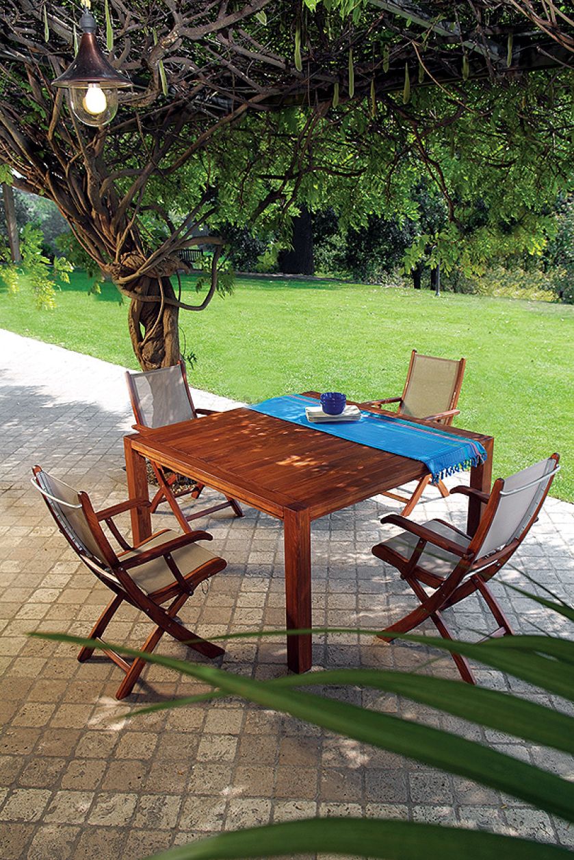 Meble Perth z drewna eukaliptusowego od firmy Pircher, 2800 zł, Inter-arch for Garden