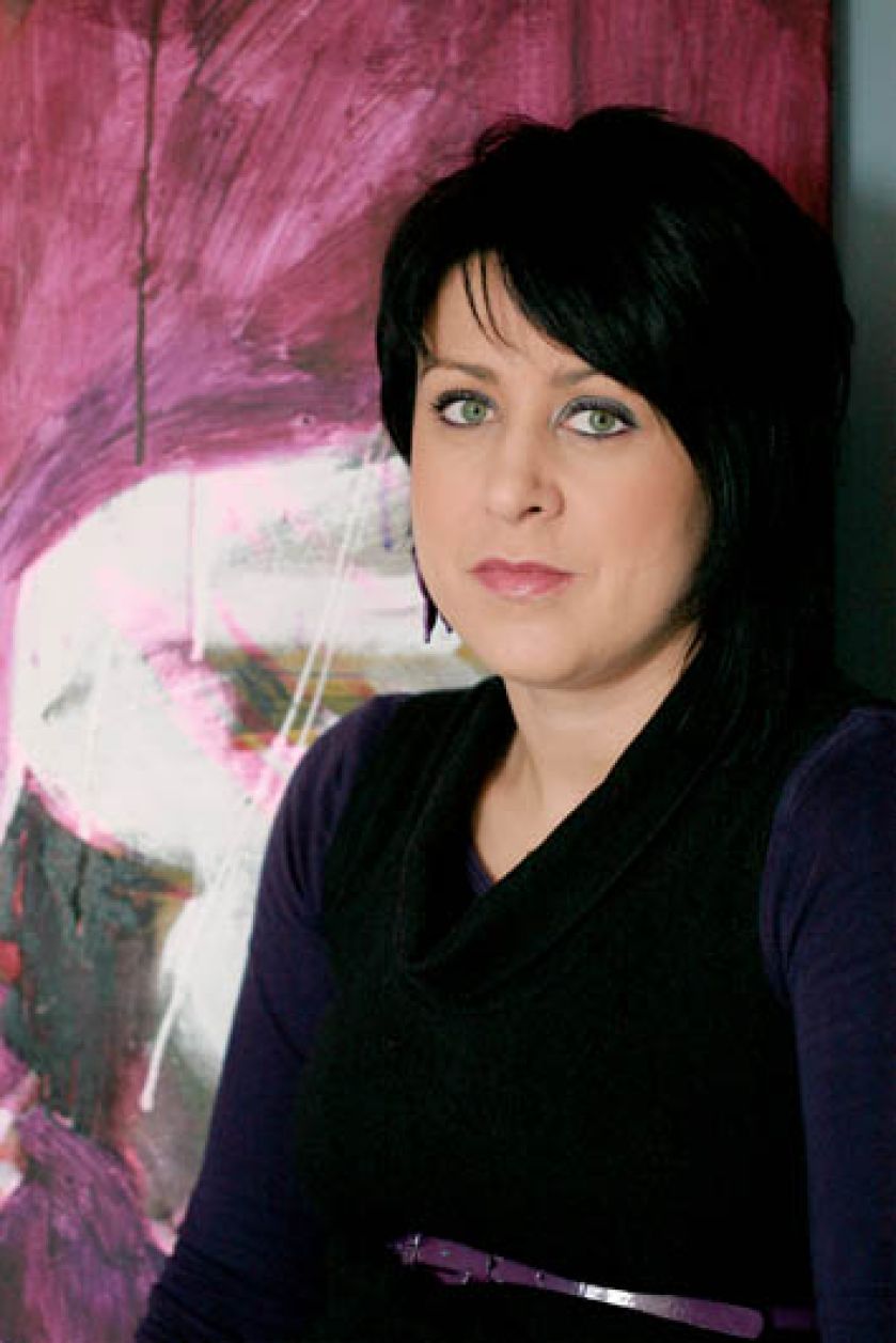 Anna - typowa pani zima - wie, w jakich kolorach czuje się najlepiej (biel, czerń, sporo szarości i niesamowite