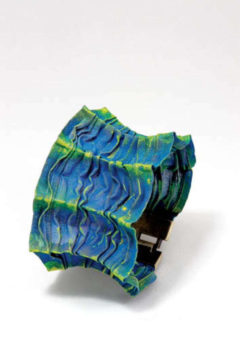 Bransoleta - Paweł Kaczyński. Biżuteria jak jesienne liście