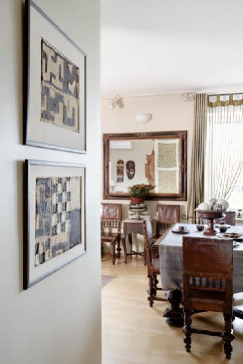 Dom państwa Rode pełen jest rzeczy pobudzających wyobraźnię - pamiątek z podróży.