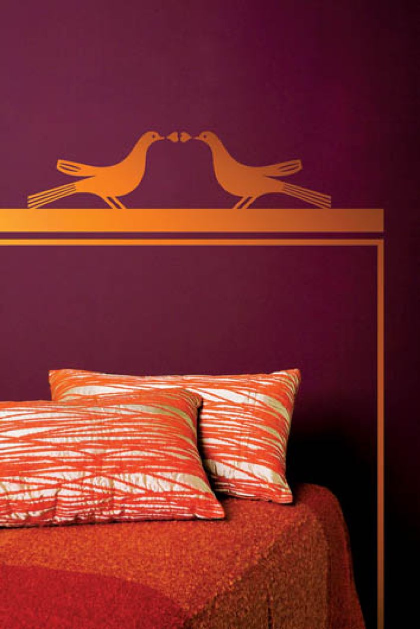 Gdy sama farba już nie wystarczy, namalujmy na ścianie wzór. TIKKURILA