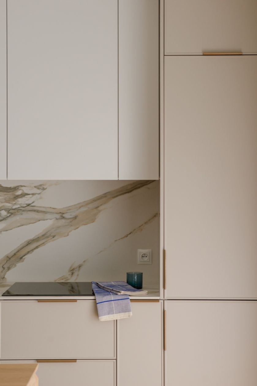 kuchnia w 65-metrowym mieszkaniu