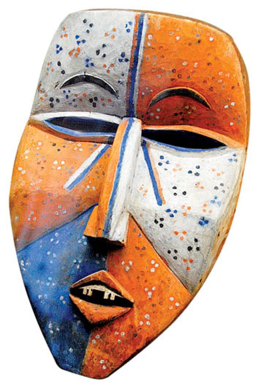 Maska rytualna. Fot. Medium. Maski