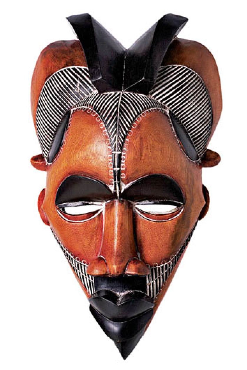 Maska z Afryki. Fot. East News. Maski