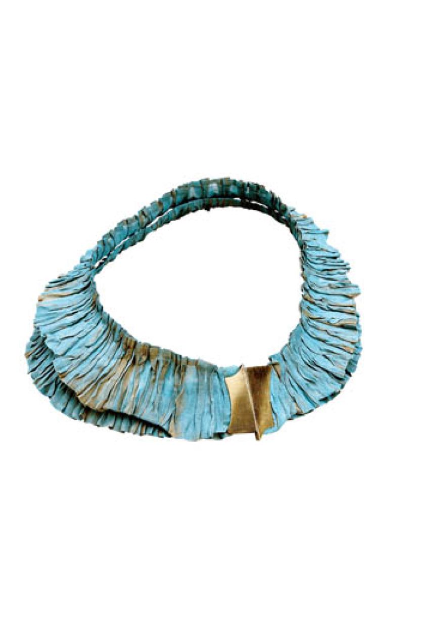 Naszyjnik - Paweł Kaczyński. Biżuteria jak jesienne liście