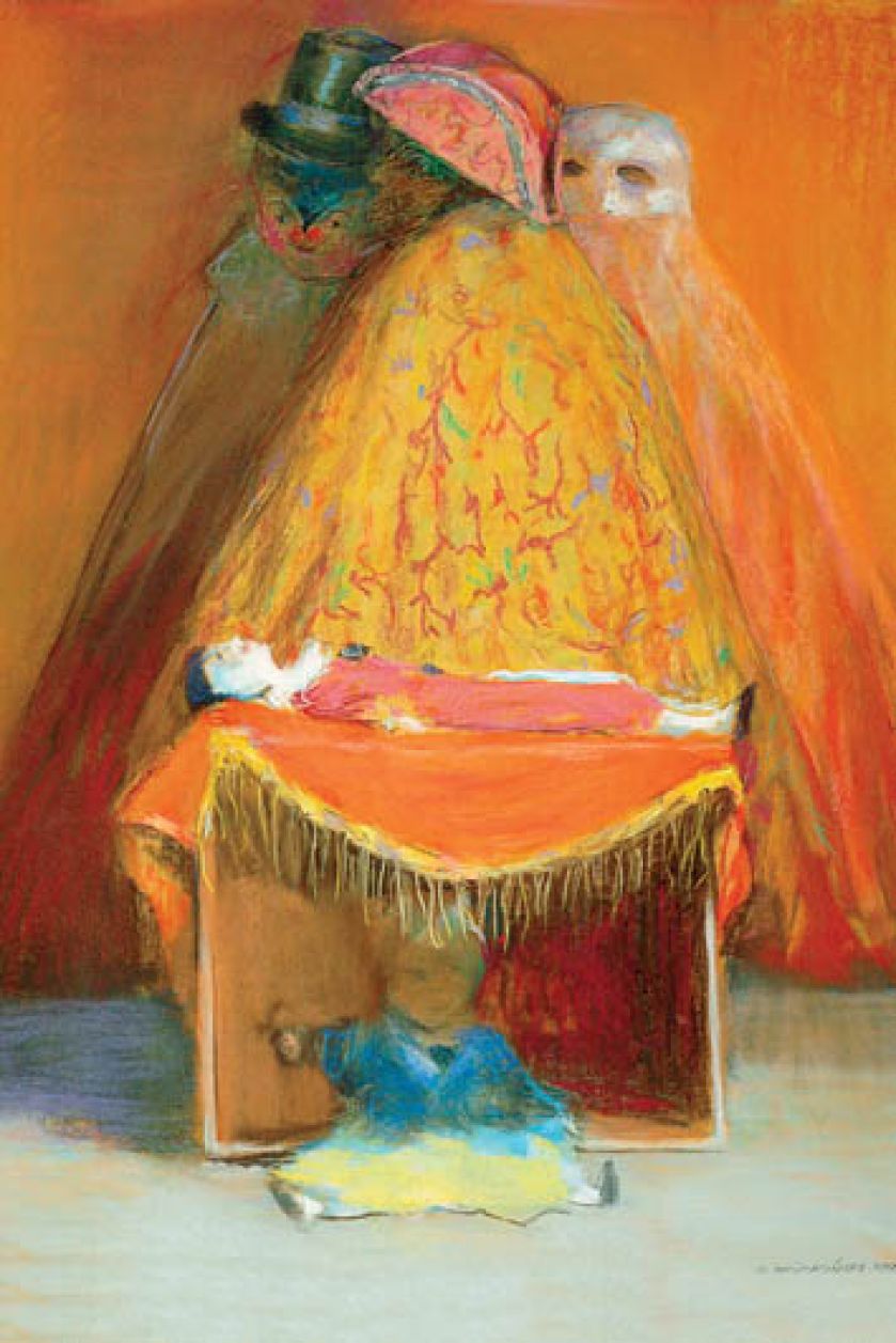 Obraz Grzegorza Morycińskiego. Malowane szeptem