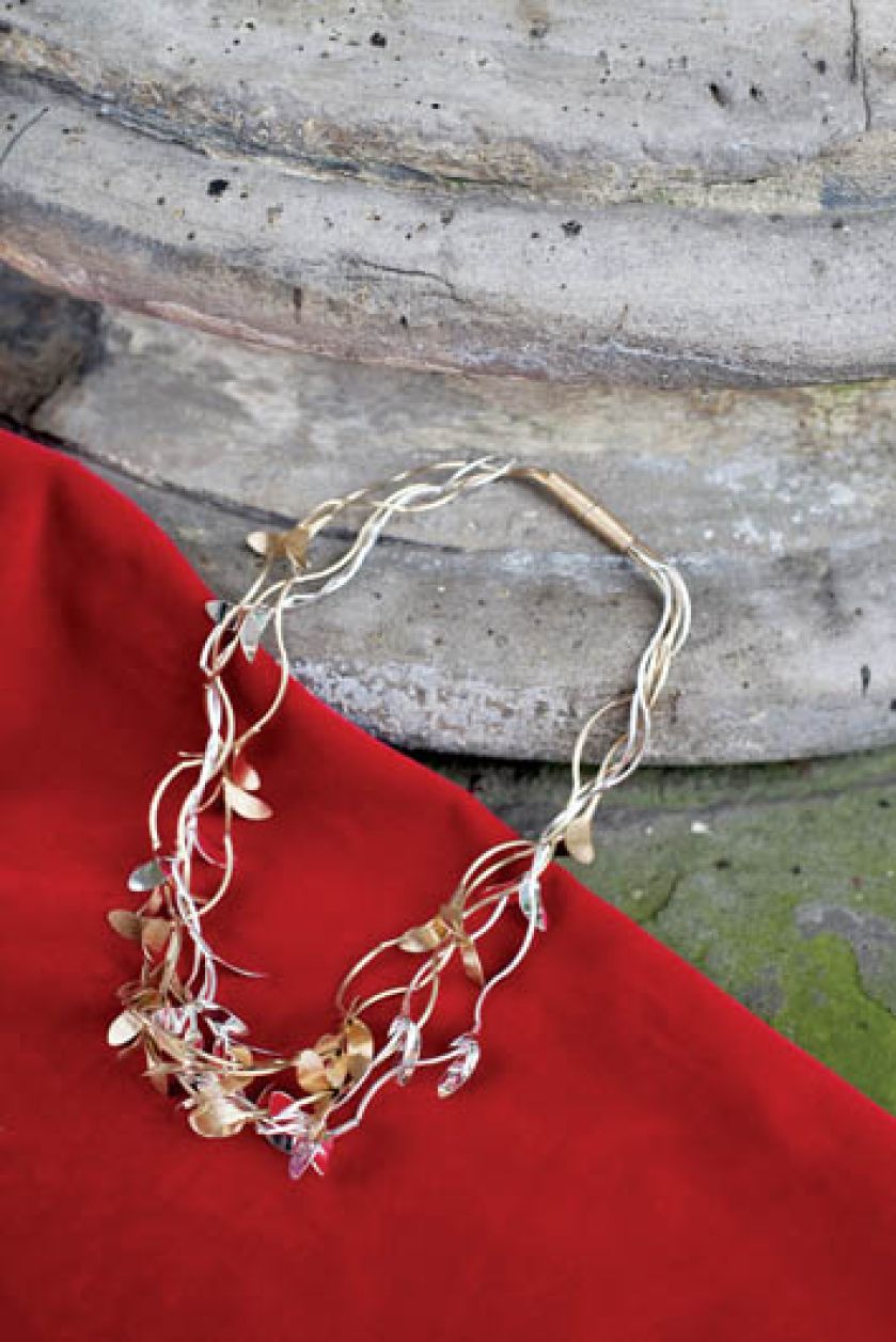 Srebrny naszyjnik - Ala i Kuba Wyganowscy