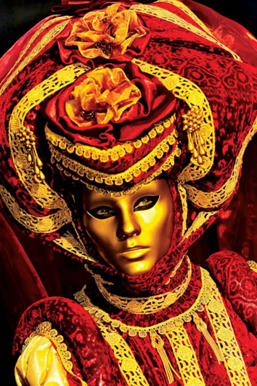 Wenecki kostium. Fot. Shutterstock. Maski