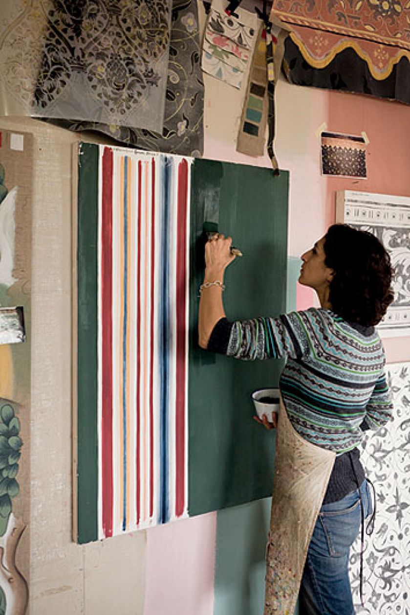 Melissa White przy pracy