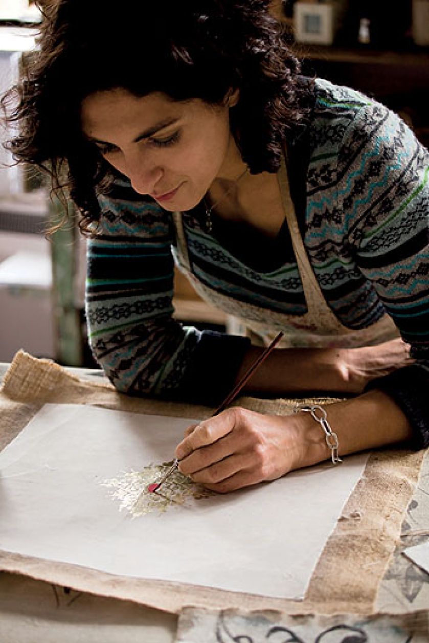 Melissa White przy pracy