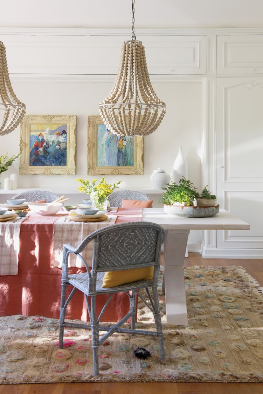 styl shabby chic salon