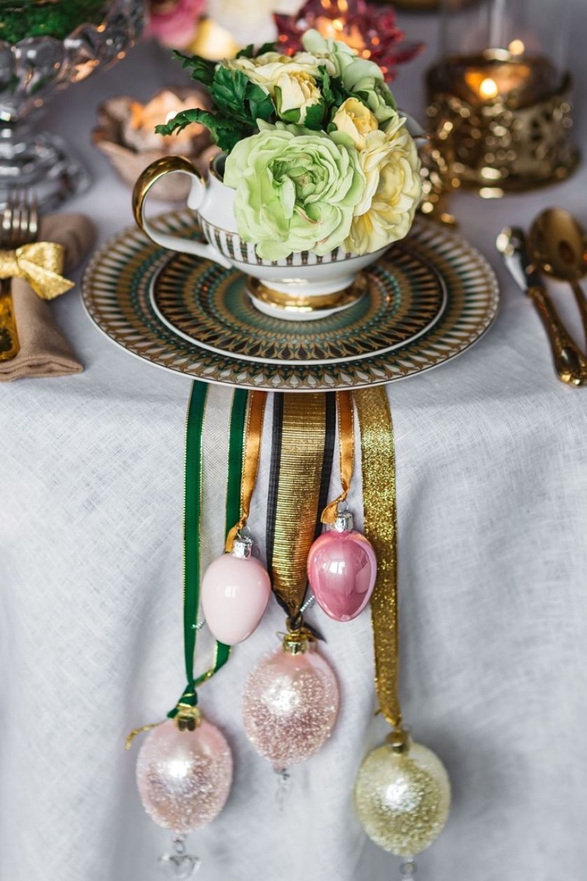 ozdoby wielkanocne z materiału