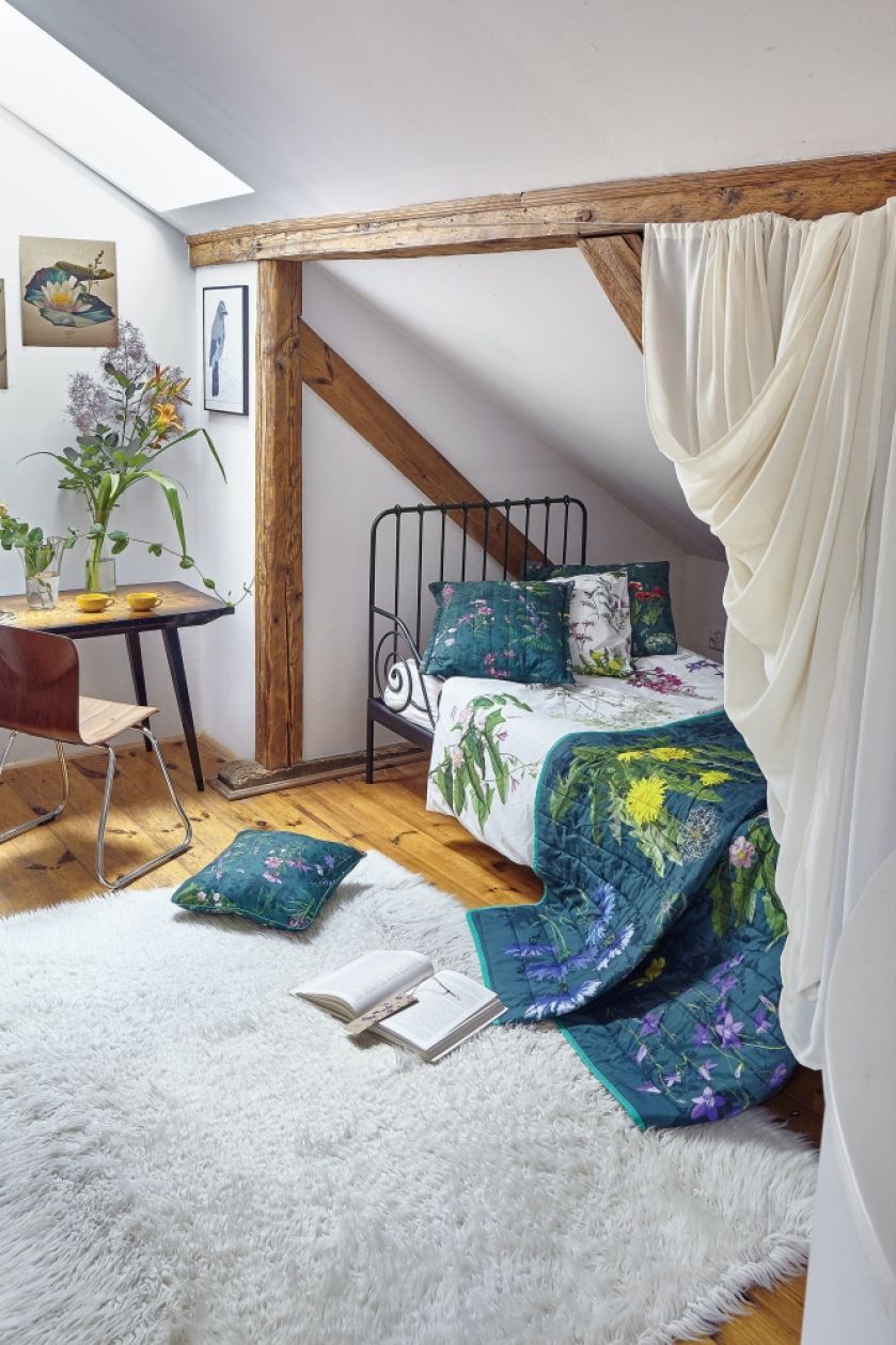 pościel kwiaty polne