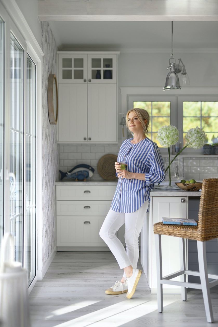 kuchnia w styl hamptons