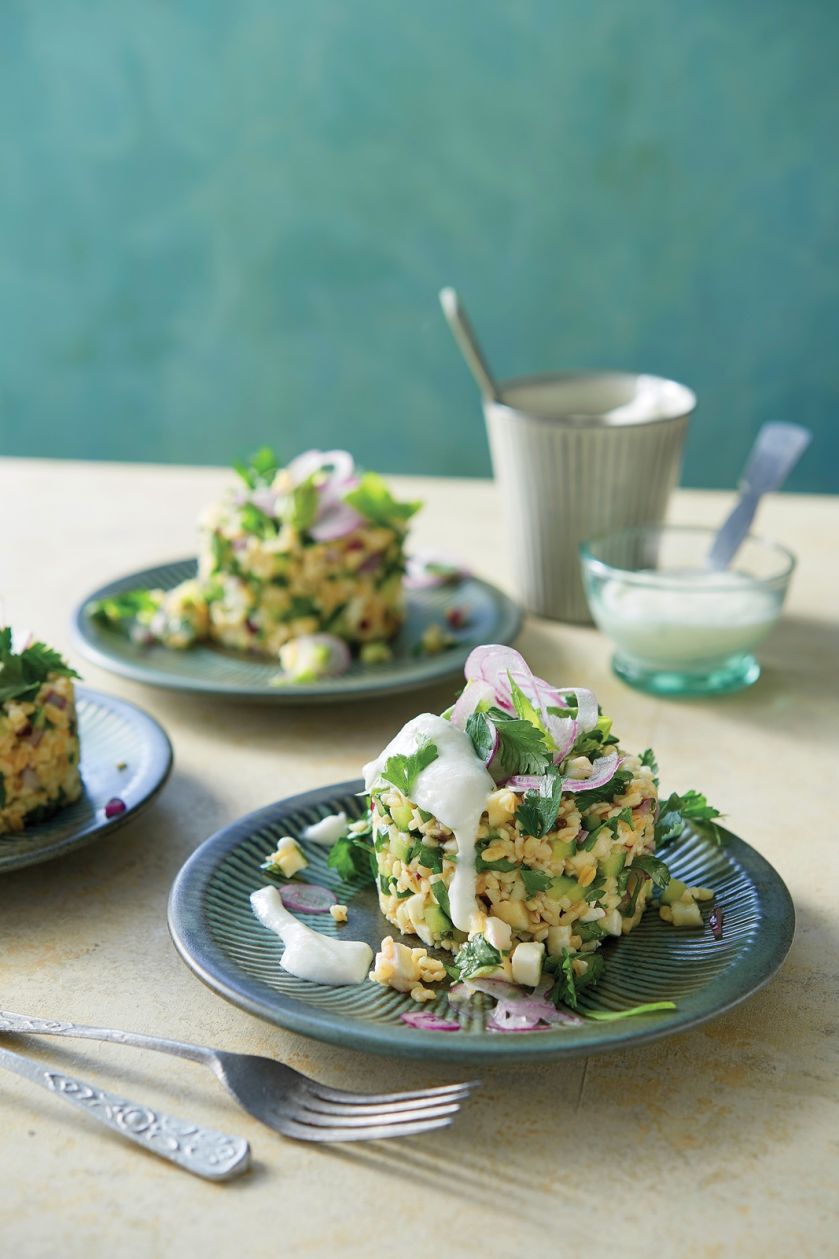 przepis na lekki lunch z kaszą bulgur